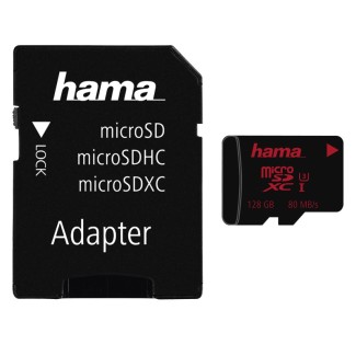 Carte mémoire Hama microSDHC 128 Go classe 3