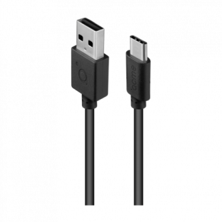 Câble ACME 2M USB Type A male avec Type C noir