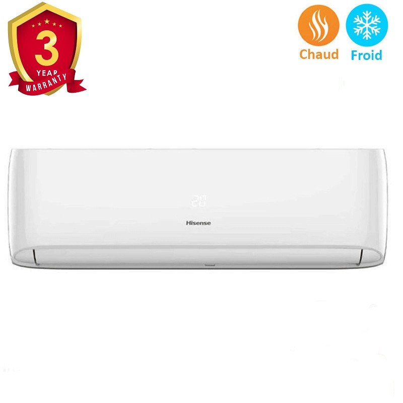 Climatiseur Hisense Chaud Froid 9000 btu prix Tunisie