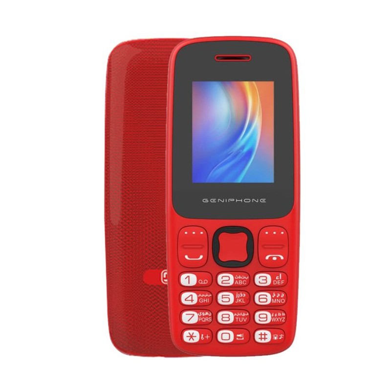 téléphone portable Geniphone A2 Mini Rouge prix Tunisie