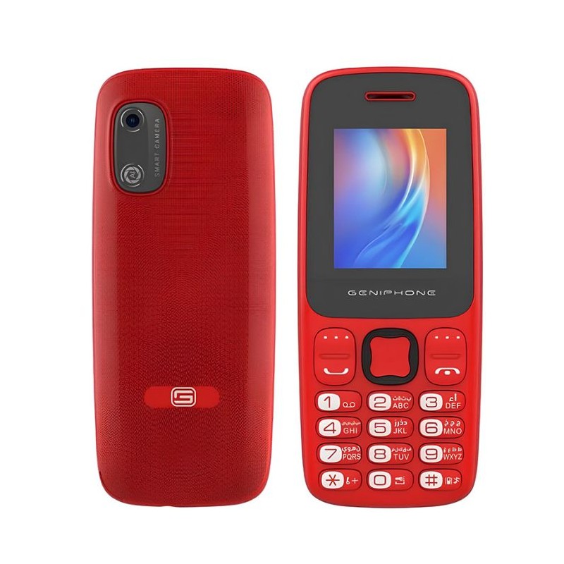 Téléphone portable Geniphone A4 Mini Rouge Prix Tunisie