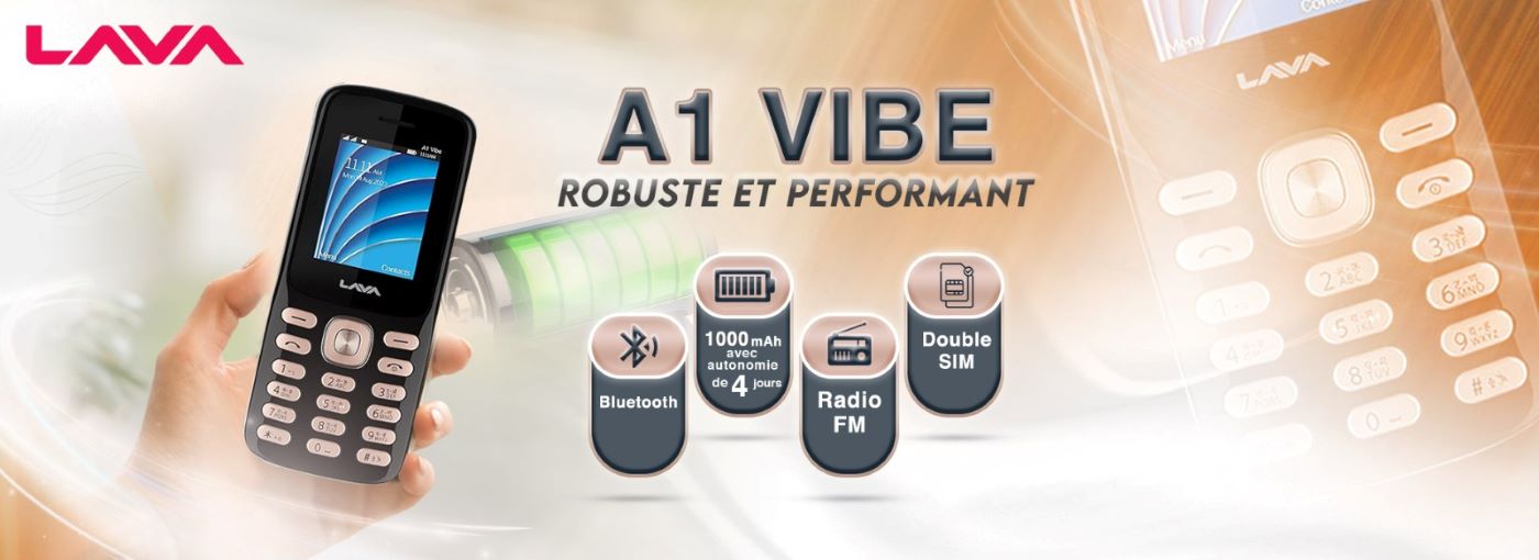 Lava A1 Vibe prix Tunisie