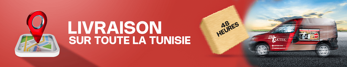Taktek assure la livraison gratuite sur tout la Tunisie