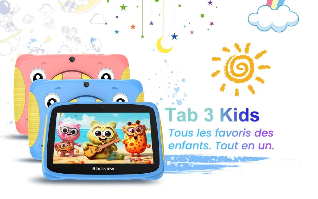 tablette pour enfant Tab 3 kids Blackview prix tunisie