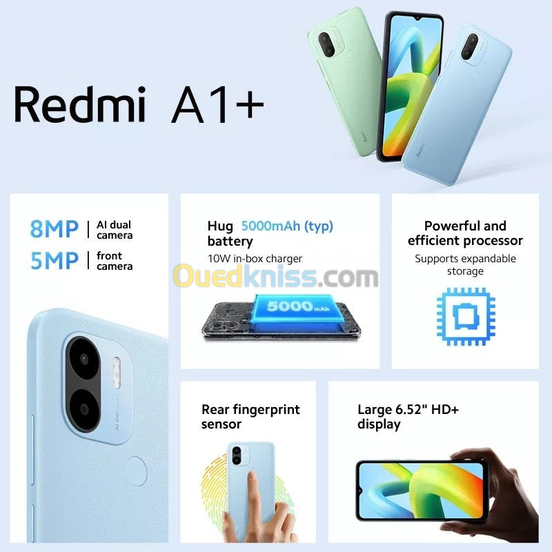 Smartphone Redmi A1 prix Tunisie et fiche technique